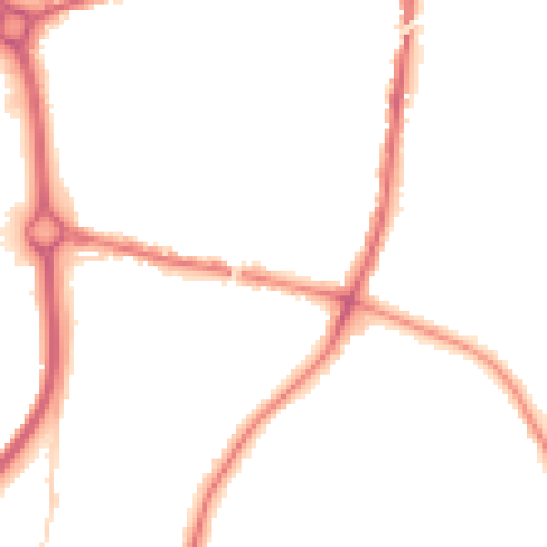 Night-time road noise heatmap for DY10 1UA