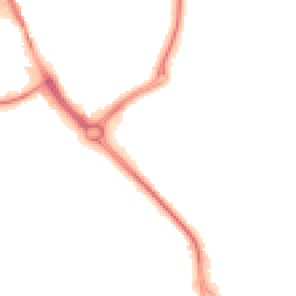 Night-time road noise heatmap for DY10 1XP