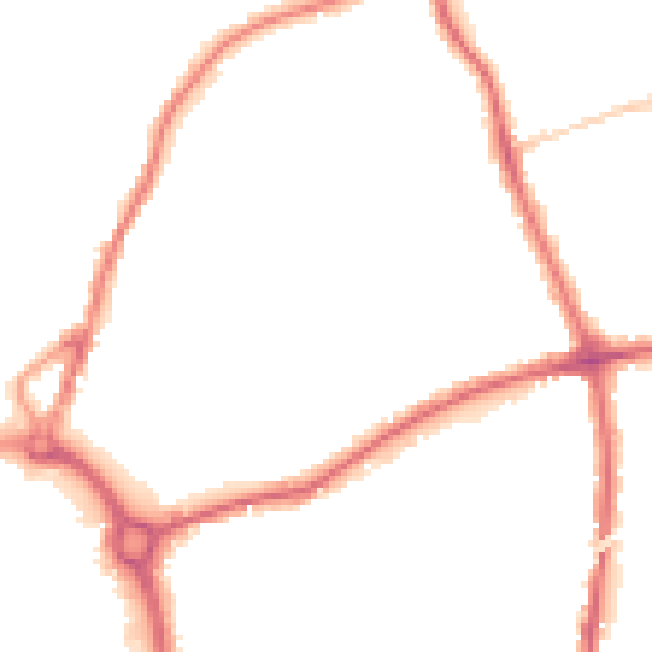 Night-time road noise heatmap for DY10 2HD