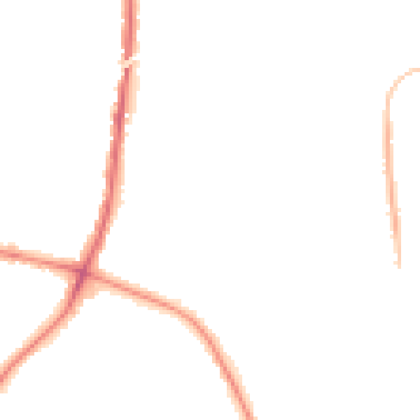Night-time road noise heatmap for DY10 3BW