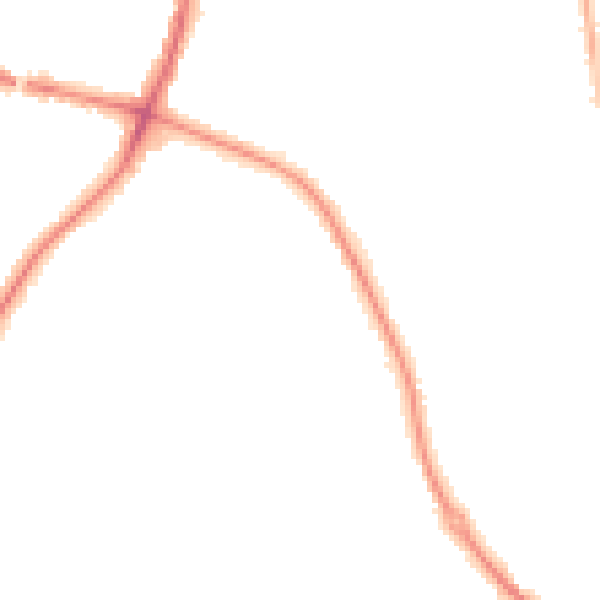 Night-time road noise heatmap for DY10 3HG