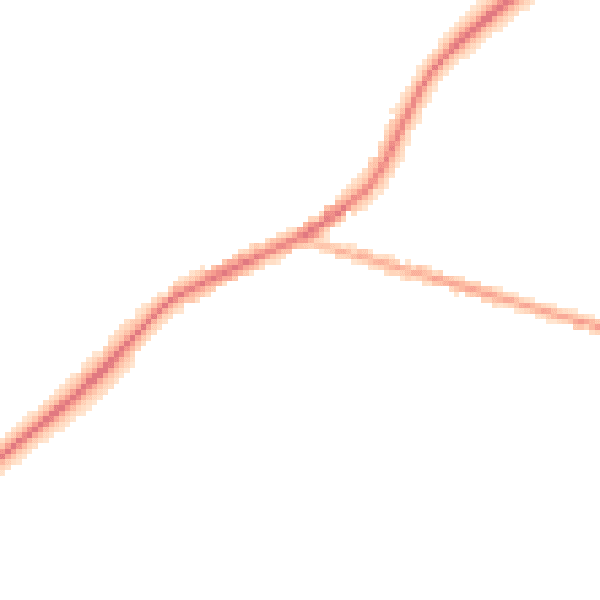 Night-time road noise heatmap for DY10 3JF
