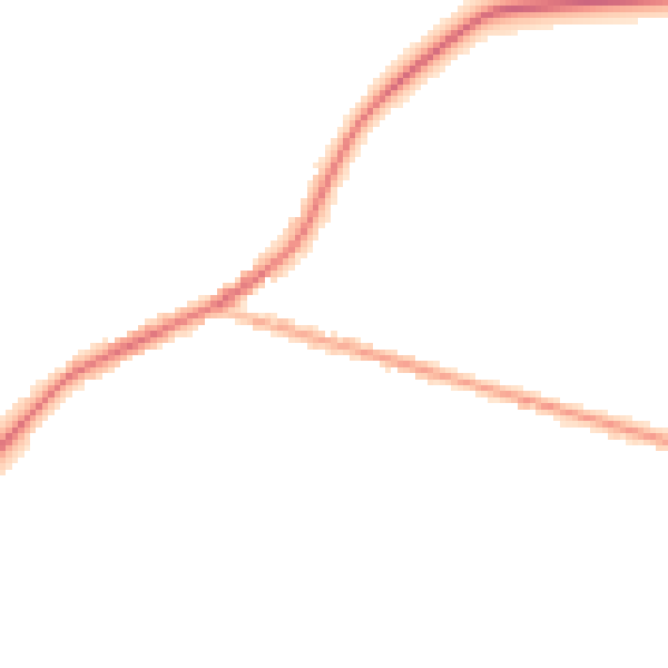 Night-time road noise heatmap for DY10 3JG
