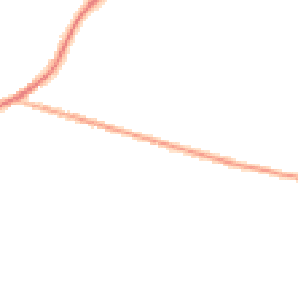 Night-time road noise heatmap for DY10 3JH