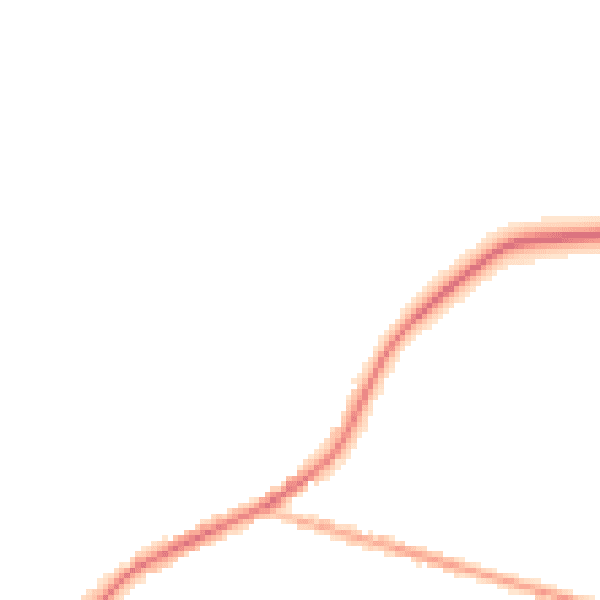Night-time road noise heatmap for DY10 3JL