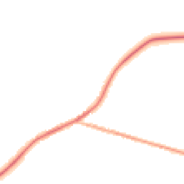 Night-time road noise heatmap for DY10 3JX