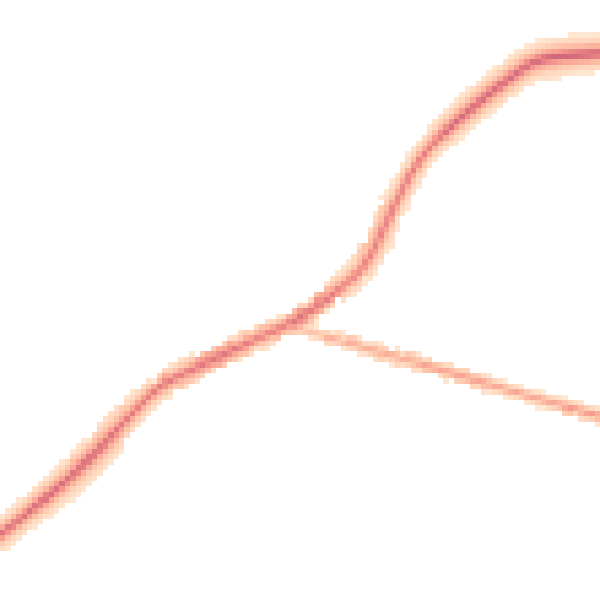 Night-time road noise heatmap for DY10 3JY