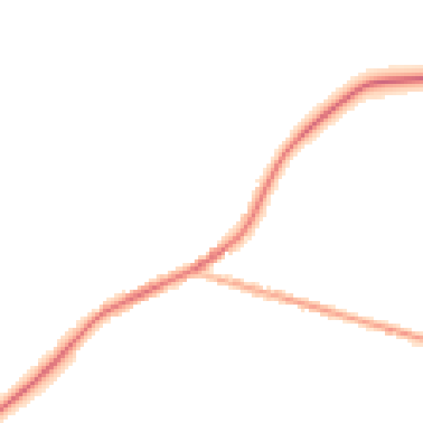Night-time road noise heatmap for DY10 3JZ