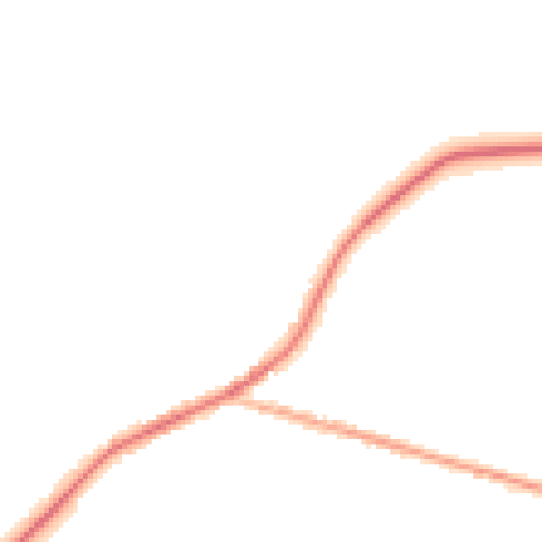 Night-time road noise heatmap for DY10 3LF