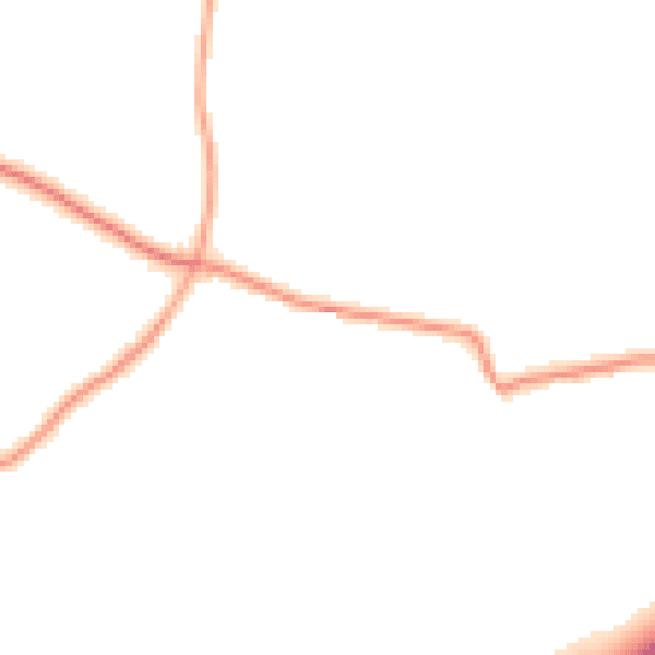 Daytime road noise heatmap for DY10 3LT