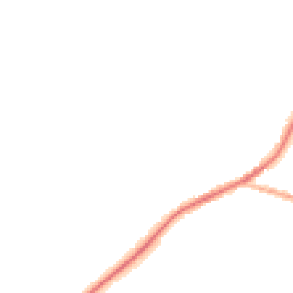 Night-time road noise heatmap for DY10 3NB