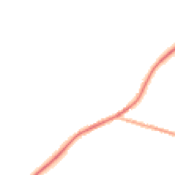 Night-time road noise heatmap for DY10 3NF