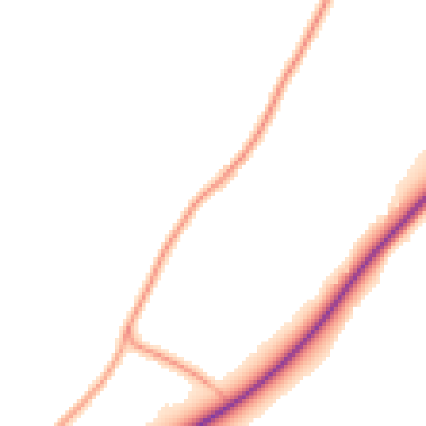Daytime road noise heatmap for DY10 3PB