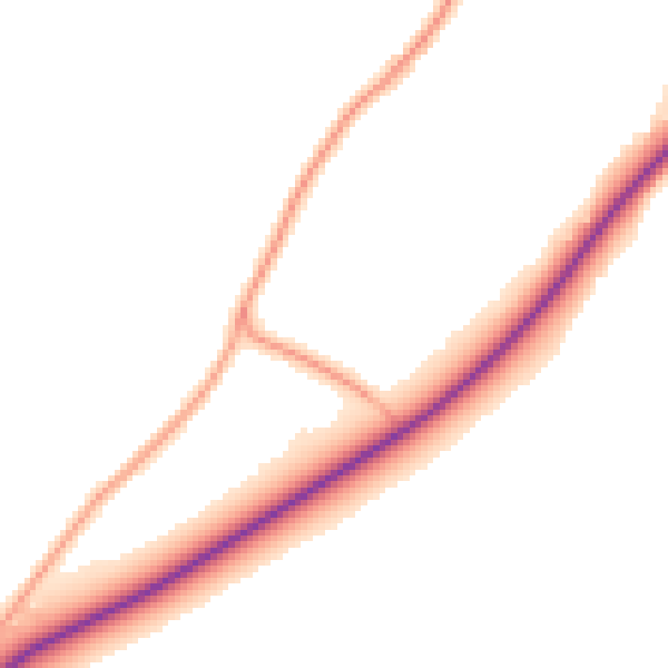 Daytime road noise heatmap for DY10 3PD