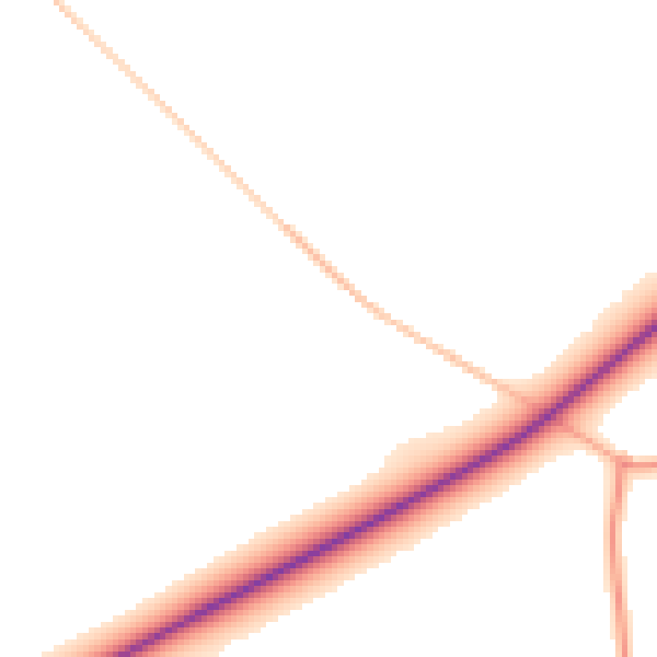 Daytime road noise heatmap for DY10 3PL