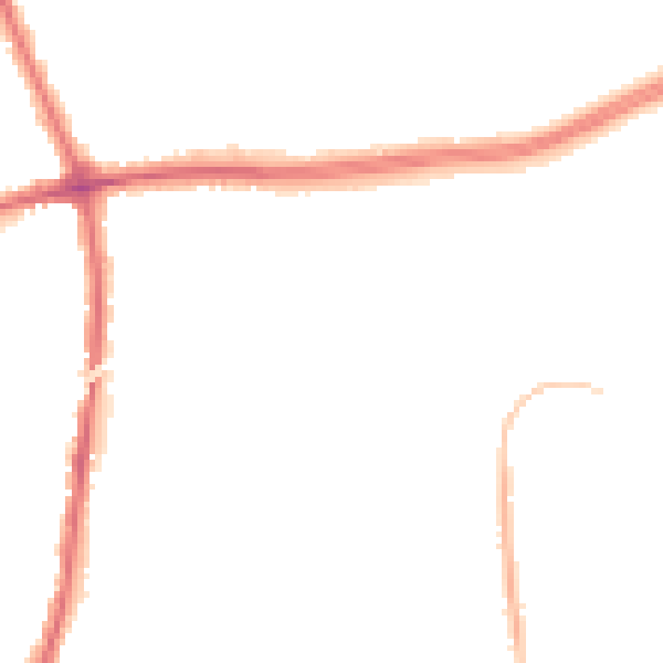 Night-time road noise heatmap for DY10 3QP