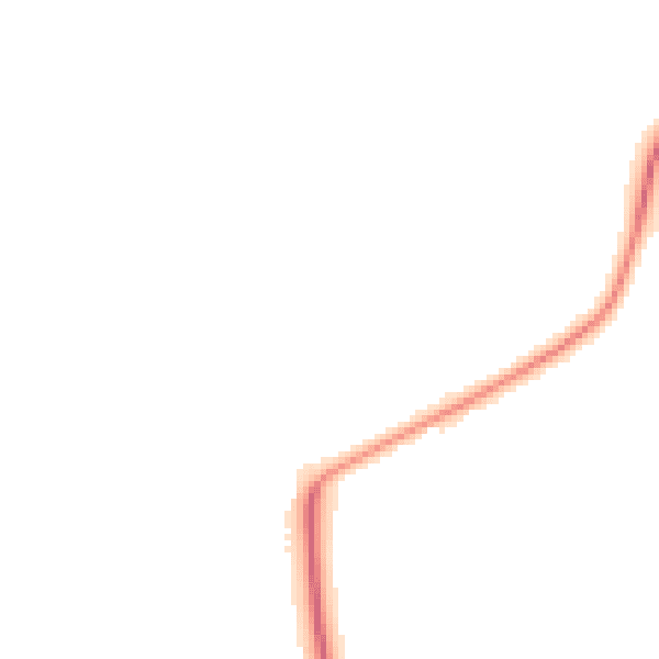Night-time road noise heatmap for DY10 3TN