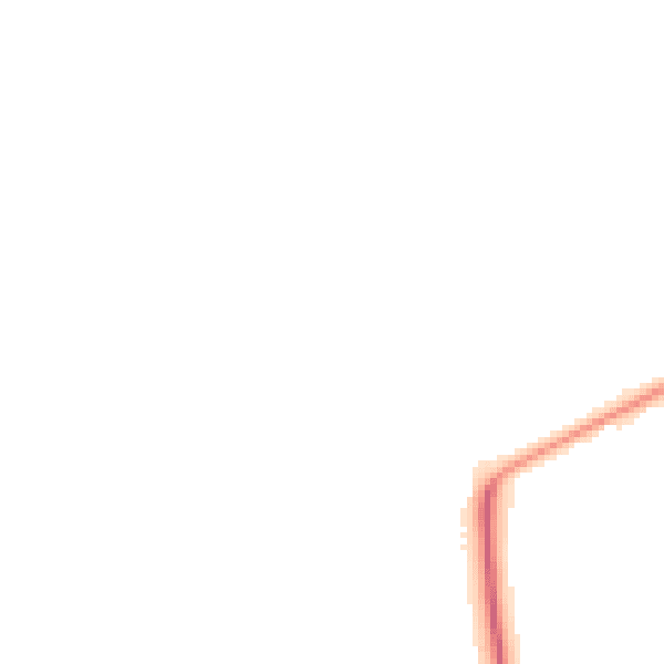 Night-time road noise heatmap for DY10 3TQ
