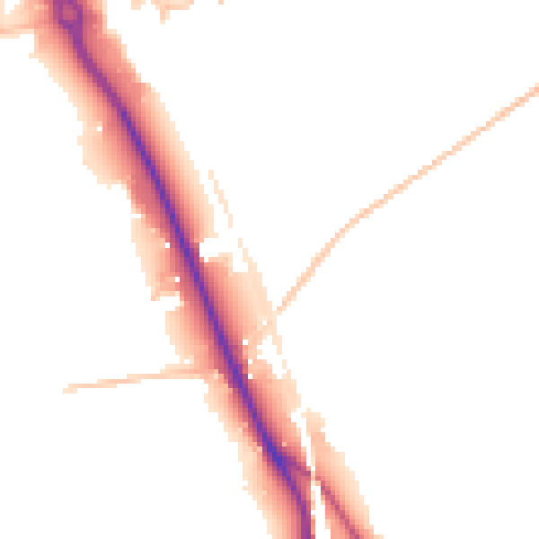 Daytime road noise heatmap for DY10 4HP