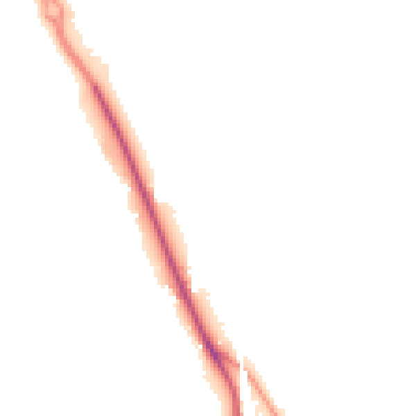 Night-time road noise heatmap for DY10 4HP
