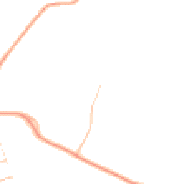 Daytime road noise heatmap for DY10 4JE