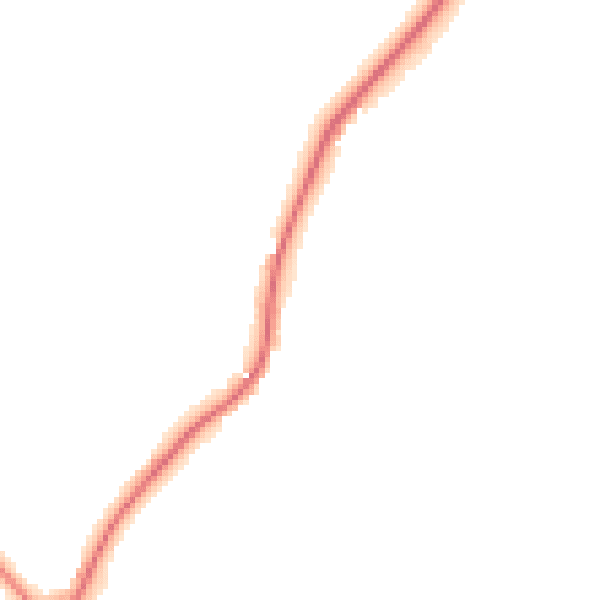 Night-time road noise heatmap for DY10 4LL