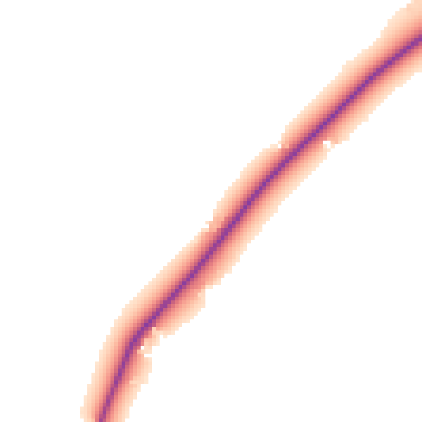Daytime road noise heatmap for DY10 4LX