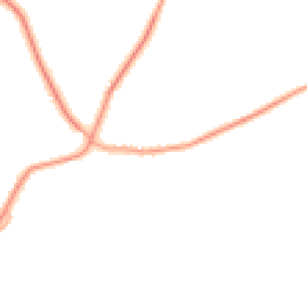 Daytime road noise heatmap for DY10 4NR