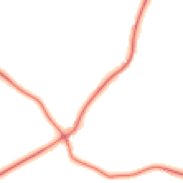 Night-time road noise heatmap for DY10 4NS