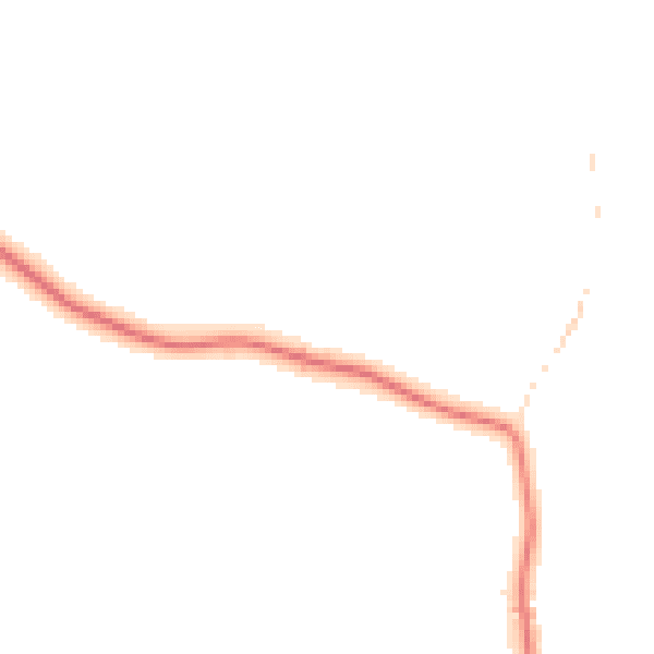 Night-time road noise heatmap for DY10 4QA