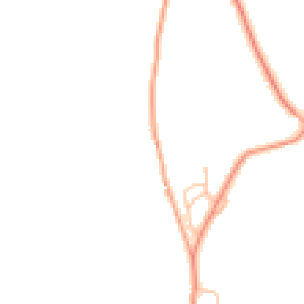 Daytime road noise heatmap for DY10 4QD