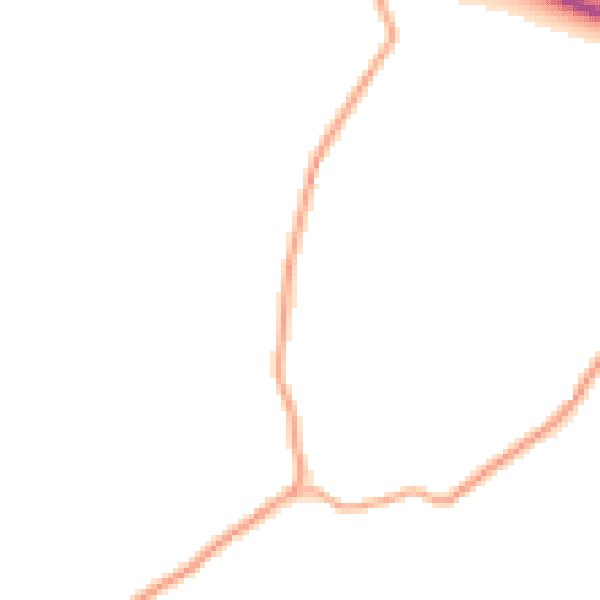 Daytime road noise heatmap for DY10 4RH