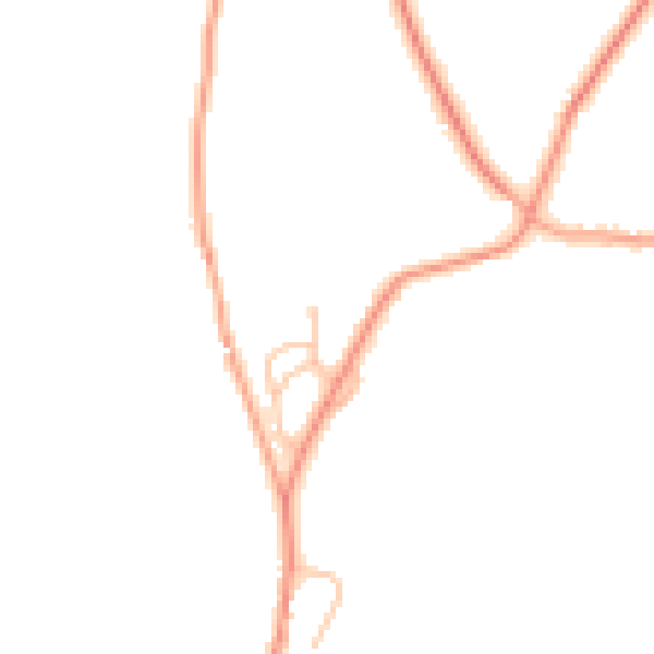 Daytime road noise heatmap for DY10 4SJ