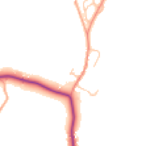 Daytime road noise heatmap for DY10 4SP