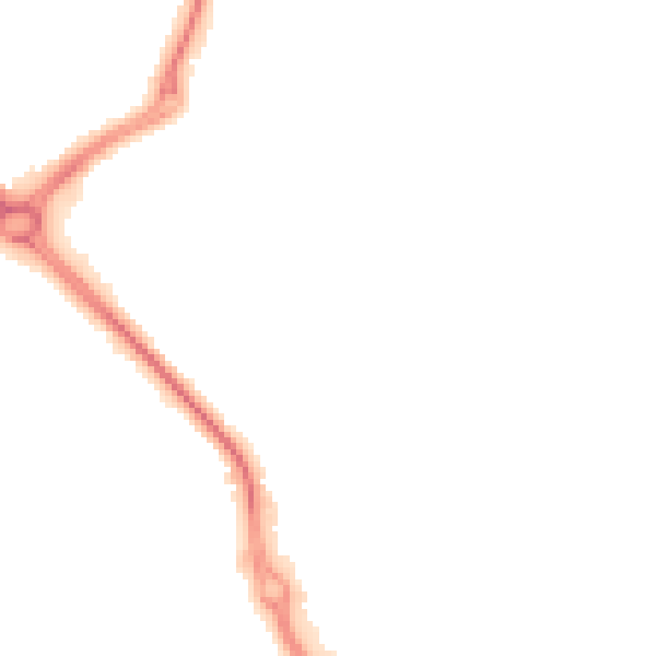 Night-time road noise heatmap for DY10 4SZ