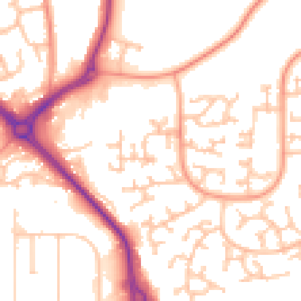 Daytime road noise heatmap for DY10 4TB