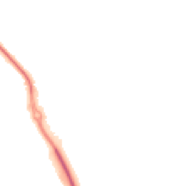 Night-time road noise heatmap for DY10 4TT