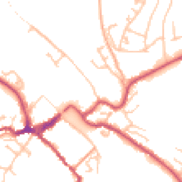 Daytime road noise heatmap for DY12 1AH