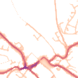 Daytime road noise heatmap for DY12 1AJ