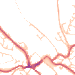 Daytime road noise heatmap for DY12 1AL
