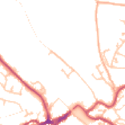 Daytime road noise heatmap for DY12 1AN