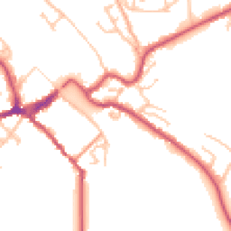 Daytime road noise heatmap for DY12 1AY