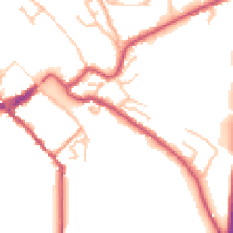 Daytime road noise heatmap for DY12 1BD