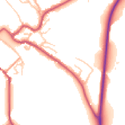 Daytime road noise heatmap for DY12 1BJ