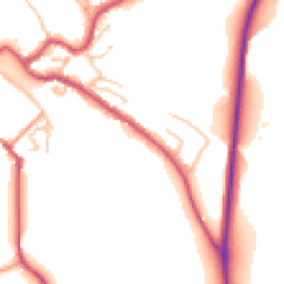 Daytime road noise heatmap for DY12 1BL