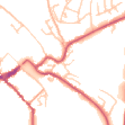 Daytime road noise heatmap for DY12 1BT