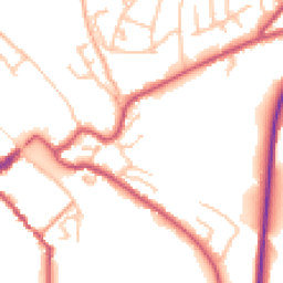 Daytime road noise heatmap for DY12 1BZ
