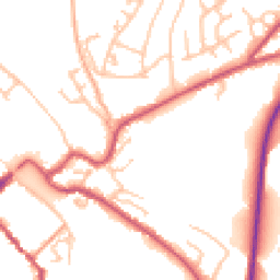 Daytime road noise heatmap for DY12 1DD
