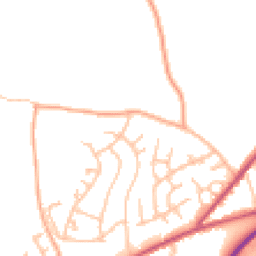 Daytime road noise heatmap for DY12 1EW