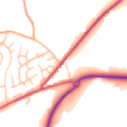 Daytime road noise heatmap for DY12 1JG